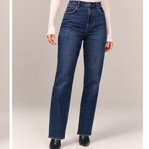 Abercrombie Curve Love Ultra High Rise 90s Straight Jean - 25S